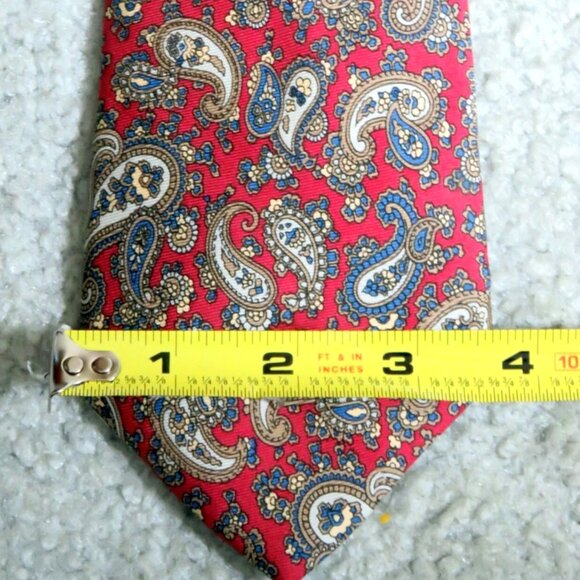 Lot 6 Silk Ties - Mezzo Matto/Bill Blass/Nautica/Bruno Rossi/Van Heusan/Britches - Picture 12 of 16